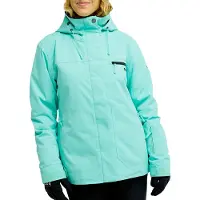 Roxy - Giacca da sci/snowboard - Brylee Jacket Opal in Pelle - Taglia S - Verde