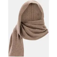 Guess Marciano GUESS Afrah Hoodie Scarf S Silk Taupe Heather Taglia: OS | Sciarpe Outlet | Donna | Nero