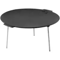 Robens Bighorn 3 Legged Pan Padella (48 x 44 x 23 cm, grigio)