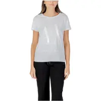 Armani Exchange per donna. 8NYTCXYJG3ZU0002 Maglietta bianca a maniche corte (S), Bianco, Casual, Cotone, Manica corta