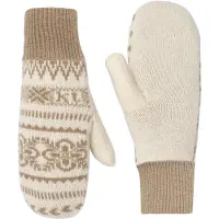 Kari Traa Women's Selma Knit Mittens Guanti Donna (6, beige)