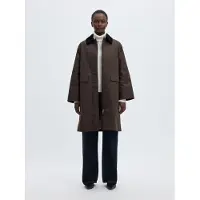 Selected Cappotto Lungo Donne Marrone 34