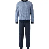 Hajo Pigiama lungo blu
