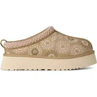 Ugg per donna. 1178193 Zoccoli in pelle marrone chiaro Tazz Sun Stitch (38), 3 a 5cm, Nessuno, Casual