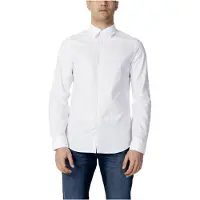 Armani Exchange per uomo. 8NZCGBZ8ANZ0130 Camicia basica bianca (M), Bianco, Casual, Cotone, Manica lunga