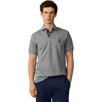 Hackett per uomo. HM5600238 Polo Harry grigia (L), Casual, Grigio, Cotone, Manica corta