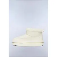 Napapijri Women's Glacier 05 Nyl Scarpe invernali Donna (6,5, bianco/beige)