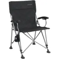Outwell Campo XL Sedia da campeggio (67 x 67 x 97 cm, nero)