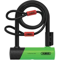 ABUS Ultra 410K Lucchetto per bicicletta (Bügelhöhe 140 mm, grigio)