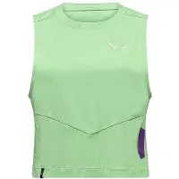 Salewa Women's Pedroc Dry Light Tank Canotta Donna (36, verde)