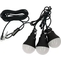 Outwell Epsilon Bulb Set Lampada LED (9,5 x 6 cm (HxØ), nero)