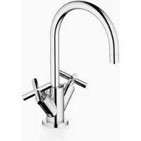 Dornbracht TARA Mitigeur monocommandé pour lavabos avec garniture d'écoulement, saillie 165mm, 22513892-00, 22513892-00