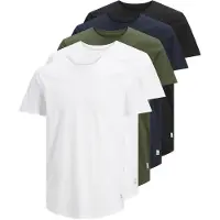 Jack & Jones Confezione Da 5 T-shirt Semplice