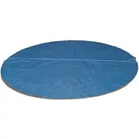 Intex UTF00160: Pellicola solare blu, rotonda, per piscine autoportanti con un diametro di 2,44 metri, realizzata in film in polietilene a bolle di 120 µm, con un diametro di 2,06 metri
