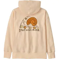 Patagonia - Felpa con cappuccio in cotone - K's Hoody Sweatshirt Nature's Pace Natural in Cotone - Taglia XS - Beige