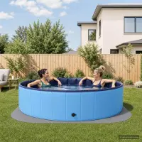 Syfax Tappetino protettivo per piscine, confezione da 25 pezzi, diametro 292 cm, forma circolare, materiale: schiuma EVA, colore: grigio