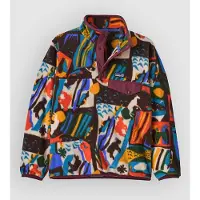 Patagonia Boy's Lightweight Synchilla Snap-T Pullover Pullover in pile Bambini (S, variopinto)