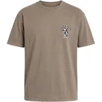 Volcom Bad Luck S/S T-shirt Uomo (L, beige)