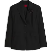 HUGO Blazer 'Asmalla' nero / argento