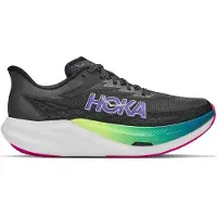 Hoka One One Rocket X 3 Scarpe da corsa (M8,5 / W9,5, nero/ neon nebula)