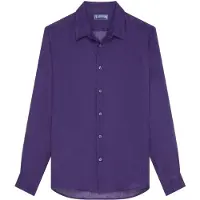 Vilebrequin Camicia blu violetto
