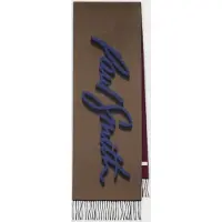 Paul Smith Scarf Logo Color Block Khaki Taglia: OS | Sciarpe Outlet | Uomo | Marrone
