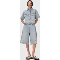 AllSaints Louie Long Short Light Indigo Taglia: W26 | Pantaloncini Outlet | Donna | Blu