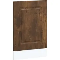 vidaXL Copri lavastoviglie Kalmar, rovere affumicato, 45 x 1,5 x 57 cm