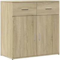 DKD Home Decor Credenza Sonoma rovere 79x38x80 cm materiale a base di legno