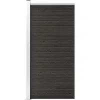 vidaXL -Zauntafel 95x186 cm HKC Grau