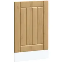 vidaXL Pannello lavastoviglie Lucca Artigianale in legno di rovere