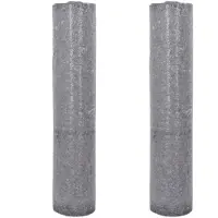 vidaXL Vello antiscivolo per pittori 2 pezzi 25 m 220 g/m² Grigio