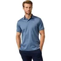 Hackett per uomo. HM5600230 Polo Membri blu (XL), Casual, Cotone, Manica corta