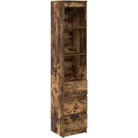 vidaXL Credenza rovere affumicato 37,5x35x180 cm materiale a base di legno