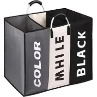 OEM Cesto per la biancheria in alluminio con design pieghevole - per la separazione dei tessuti - 60 x 32 x 50 cm