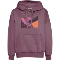 GreenBomb River Sundown Mello Felpa con cappuccio Donna (S, lilla)