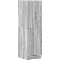 vidaXL Armadio da cucina Grigio Sonoma 38x41,5x131,5 cm Materiale a base di legno