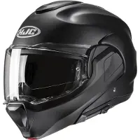 HJC F100 Semi Flat Casco Modulare unisex nero, taglia 2XL