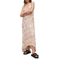 AllSaints Essey Momo Dress Pink Taglia: 10 | Maxi abiti Outlet | Donna | Rosa