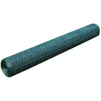 vidaXL -Hühnerdraht 25x0,5 m mit PVC -Beschichtung grün