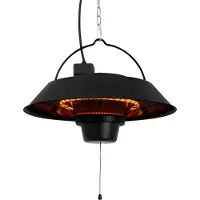 Vonroc Riscaldatore a infrarossi Ustica – 1500W – in Fibra di Carbonio