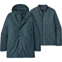 Patagonia - Parka 3 in 1 isolante e impermeabile - M's Heyes Peak 3-in-1 Parka Summit Blue per Uomo in Nylon - Taglia M