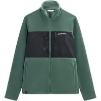Berghaus Prism Guide Interactive Jacket Giacca in pile Uomo (XL, olivia)