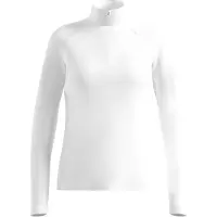 Odlo Women's Essential Warm Mid Layer 1/2 Zip Maglia funzionale Donna (L, bianco)