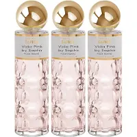 Saphir Eau De Parfum Limit Vida Pink 200ml 3 Unità