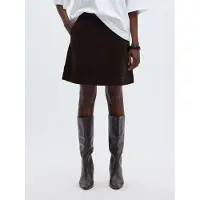 Selected Minigonna Donne Marrone 36