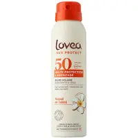 Lovea Spray per la protezione solare SPF 50 e abbronzante con olio di monoi tahitiano Sun Protect High Protection Sunscreen Mist 150 ml