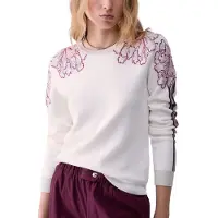 Liu Jo maglia jacquard bianco lana