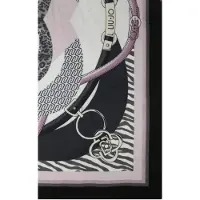 Liu Jo foulard metal mix animalier nero