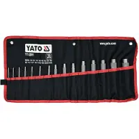 YATO Set di punzoni per cuoio 15